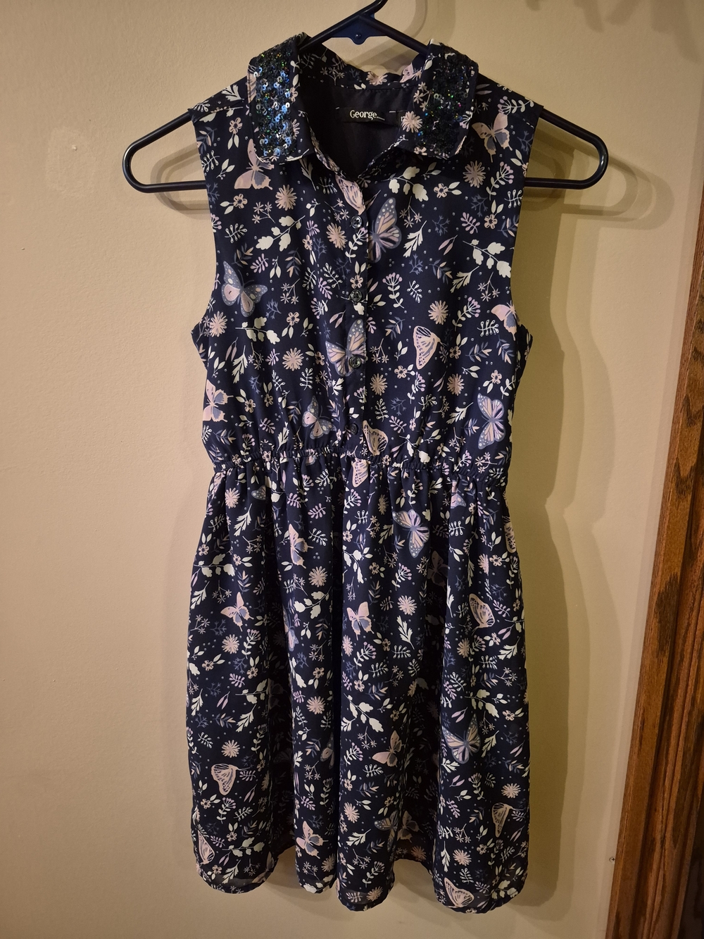 George Sleeveless Butterfly & Floral Dress **2 FOR 1 SALE!**